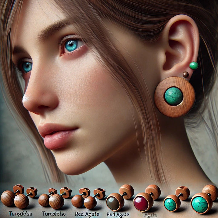 Natürliche Schönheit – Entdecke unsere handgefertigte Holz-Ohrstecker-Kollektion