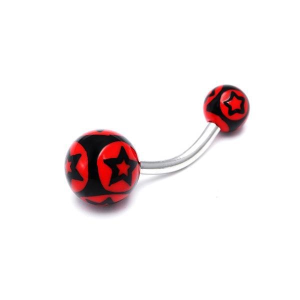 Stainless steel belly button piercing