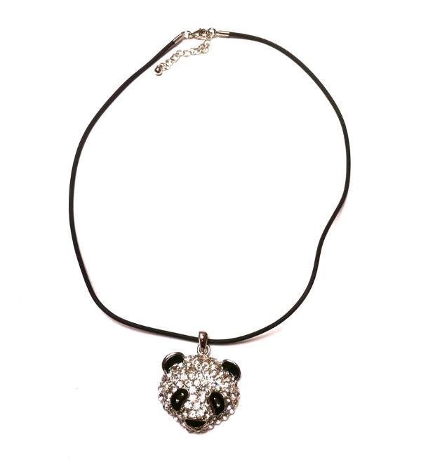 Glitter crystal necklaces