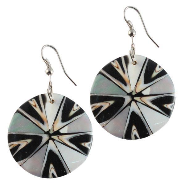 Shell pearl earrings