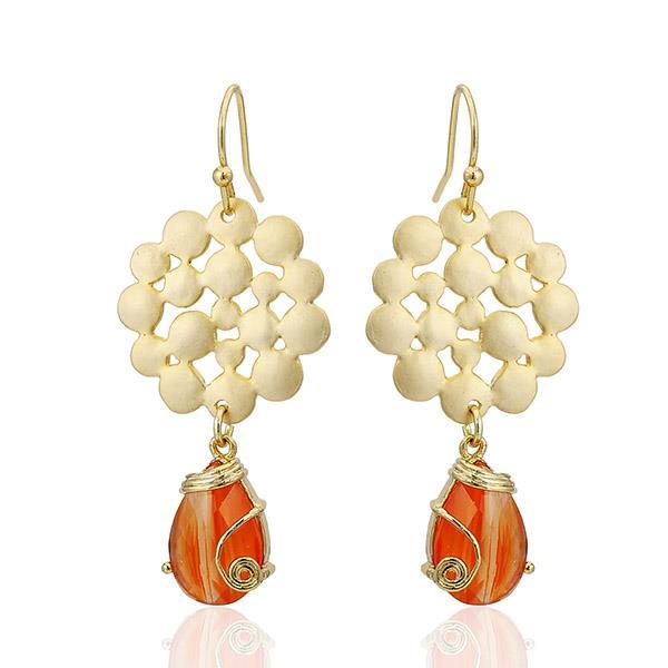 Gold-plated earrings