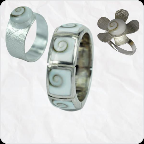 Rings with Shiva eye