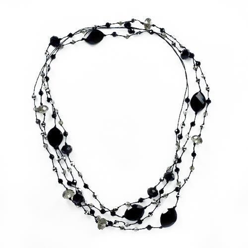 Silk thread necklaces