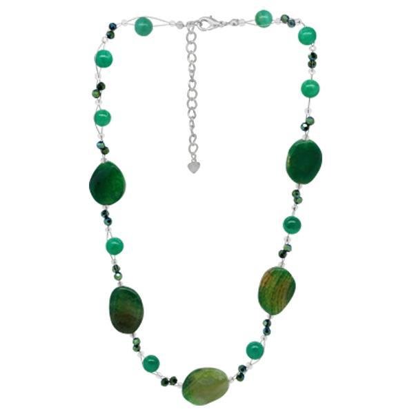 Stone bead necklaces