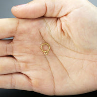 Cargar imagen en el visor de la galería, Exklusiver 316L Stahl PVD Gold BCR Piercing Schmuck
