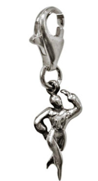 Cargar imagen en el visor de la galería, Silberanhänger Ballett Tänzer Kostüm Charm Anhänger 925er Sterling Silber Unisex Schmuck
