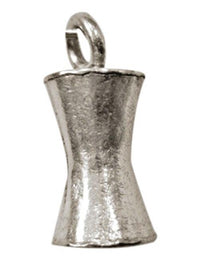 Load image into Gallery viewer, Silberanhänger sanduhrförmig glänzend Anhänger Sterling Silber 925er Unisex Schmuck
