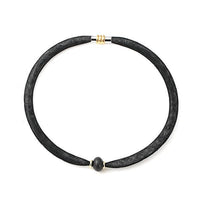 Load image into Gallery viewer, Set Kette Armband Stein Perle Nylon Schlauch Magnetverschluss zweilagig nickelfrei bunt neon
