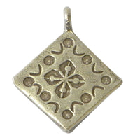Cargar imagen en el visor de la galería, Silberanhänger Karo Muster Anhänger aus Sterling Silber 925er Unisex Schmuck
