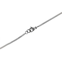 Load image into Gallery viewer, Brass Kette 47 cm Anhänger filigran Blumen Ranke 55 mm Perle Holz Scheibe Karabiner nickelfrei
