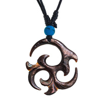 Load image into Gallery viewer, Halskette Perlmutt verstellbar Baumwolle Muschel Kette handgeschnitzt Türkis Stein Tomoe
