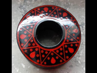 Cargar imagen en el visor de la galería, Flesh Tunnel Sternenkranz dick rot Ohr Sono Holz
