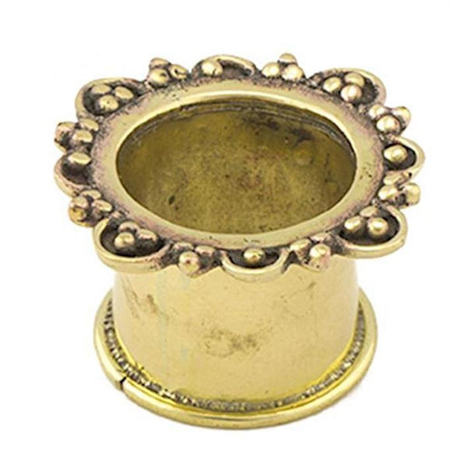 Brass Tunnel Bogen Punkt Dreieck antik gold nickelfrei