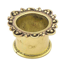 Load image into Gallery viewer, Brass Tunnel Bogen Punkt Dreieck antik gold nickelfrei
