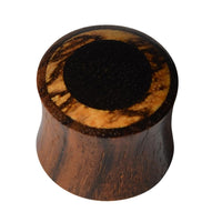 Load image into Gallery viewer, Holz Plug Inlay Tamarinde Flesh Tunnel Stil heller Rim

