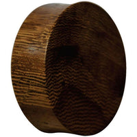 Cargar imagen en el visor de la galería, Flesh Plug Holz Parasitholz braun double flared
