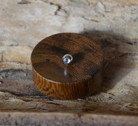 Cargar imagen en el visor de la galería, Flesh Plug Holz Parasitholz braun double flared
