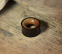 Load image into Gallery viewer, Holz Tunnel schwarz braun Eisenholz Teakholz handmade
