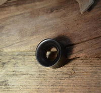 Load image into Gallery viewer, Holz Tunnel schwarz braun Eisenholz Teakholz handmade
