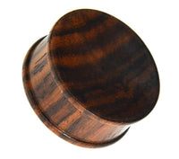 Load image into Gallery viewer, Tribal Holz Plug Sonoholz dunkelbraun Unisex ribbed
