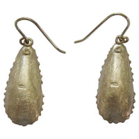 Load image into Gallery viewer, Ohrringe 925 Sterling Silber Träne Punkte gehämmert
