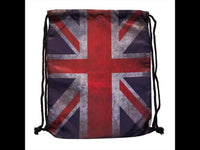 Load image into Gallery viewer, Turnbeutel Länder Flaggen Rucksack verstellbar Kordel 36 x 44 cm
