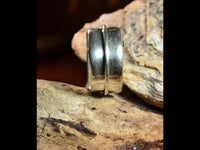 Load image into Gallery viewer, Ring 925 Sterling Silber konkav beweglich glänzend
