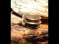 Load image into Gallery viewer, Ring 925 Sterling Silber konkav beweglich glänzend
