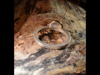 Load image into Gallery viewer, Ring Silber 925 vergoldet crushed Türkis Stein Kreis
