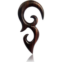Load image into Gallery viewer, Sonoholz lang Tribal Piercing Holz Bögen Ornament
