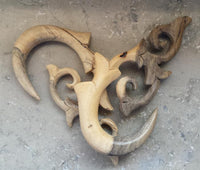 Load image into Gallery viewer, Tamarinde Holz hell Lobe Piercing Fishtail Hook
