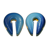 Cargar imagen en el visor de la galería, Ohr Piercing Opalit Stein Schlüsselloch Ohrgewicht
