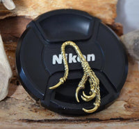 Cargar imagen en el visor de la galería, Ohr Piercing Brass gold Krähen Kralle Dehner 2mm
