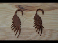 Load image into Gallery viewer, Sawoholz Piercing Dehnschnecke Phönix 4mm 6mm
