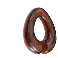 Cargar imagen en el visor de la galería, Narraholz 14mm Piercing Hoop Creole Ei Form Dehner 70mm
