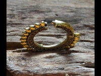 Cargar imagen en el visor de la galería, Ohrgewicht Brass 4mm Expander Piercing Clicker Sonne
