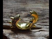 Cargar imagen en el visor de la galería, Ohrgewicht Brass 6mm Expander Piercing Clicker Stacheln
