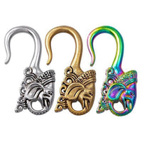 Load image into Gallery viewer, Ohrgewicht Kupfer Piercing 5mm Hook Elefant
