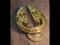 Cargar imagen en el visor de la galería, Ohrgewicht Piercing Schlüsselloch Edelstahl PVD Tropfen
