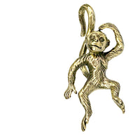 Cargar imagen en el visor de la galería, Ohrgewicht 4mm Hook Messing Affe 70mm Dehner
