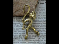 Cargar imagen en el visor de la galería, Ohrgewicht 4mm Hook Messing Affe 70mm Dehner
