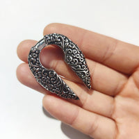 Load image into Gallery viewer, Ohrgewicht 8mm Dehner Edelstahl gold silber Schlüsselloch
