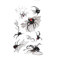 Cargar imagen en el visor de la galería, Klebetattoo Tattoos Spinnen Skorpione Comic diverse Designs 9 Motive 1 Bogen
