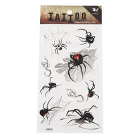 Cargar imagen en el visor de la galería, Klebetattoo Tattoos Spinnen Skorpione Comic diverse Designs 9 Motive 1 Bogen
