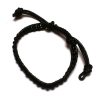 Load image into Gallery viewer, Lederarmband Leder Armband schwarz Onyx Perlen Unisex Schmuck Freundschaftsarmband verstellbar
