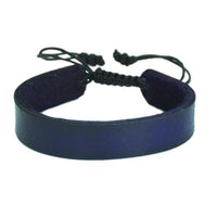 Load image into Gallery viewer, Lederarmband, Blau gefärbt, schlicht, 1,2cm breit, ca.19-22cm lang
