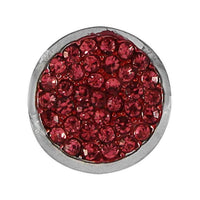 Load image into Gallery viewer, Chunks Glaskristall Glitzer Buttons Druckknöpfe Click Button Lederarmband Chunk Edelstahl
