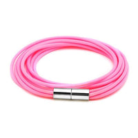 Load image into Gallery viewer, Silikonarmbänder Farben Schnüre Armband Silikon fünffach mehrlagig Magnetverschluss unisex
