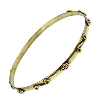 Cargar imagen en el visor de la galería, Messing Brass Armreif schmal Raute S-Form oxidiert nickelfrei antik Tribal Schmuck Armreife
