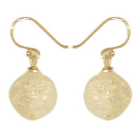 Load image into Gallery viewer, Damenohrringe mit weißem Kristall, mit 925er Sterlingsilberbügel
